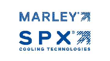 Cooling Tower Services in Denver - Dark blue Marley / SPX cooling technologies.