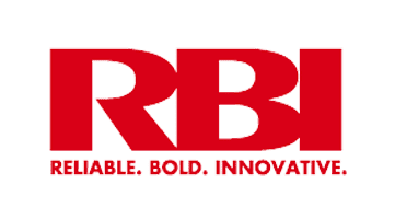 Red RBI logo with tagline "reliable, bold, innovative".