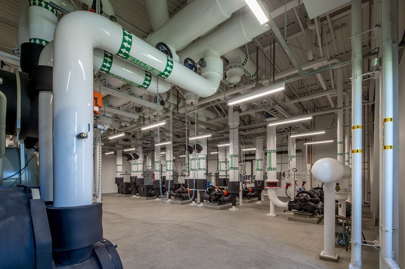 commercial HVAC setup in Denver